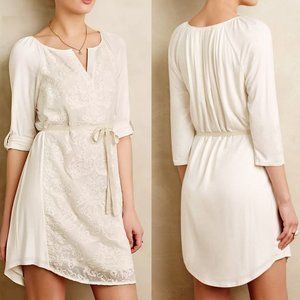 Anthropologie TINY Paperwhites Shirtdress xs